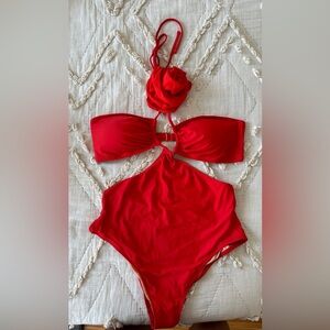 NWT Red J. Crew Swimsuit!